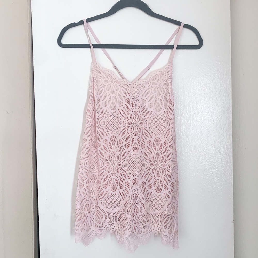 Victoria’s Secret Blush Pink Lace Slip